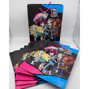 Monster High Gift Bags 2012 American Greetings Birthday Present Y2K Lot of 10